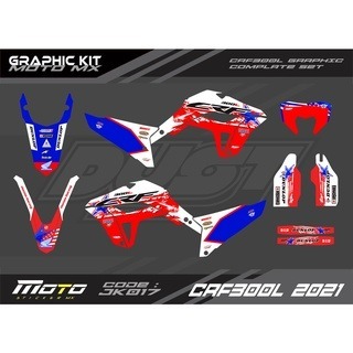 預購 HONDA CRF 300 L 彩貼 全車 貼紙 排單製作 泰國代購 浩哥部品-規格圖8