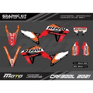 預購 HONDA CRF 300 L 彩貼 全車 貼紙 排單製作 泰國代購 浩哥部品-規格圖8