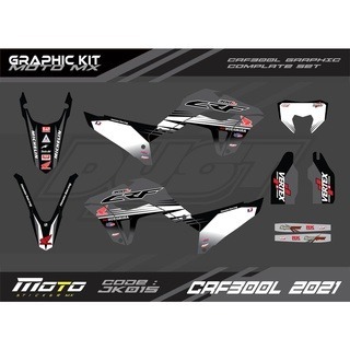 預購 HONDA CRF 300 L 彩貼 全車 貼紙 排單製作 泰國代購 浩哥部品-規格圖8