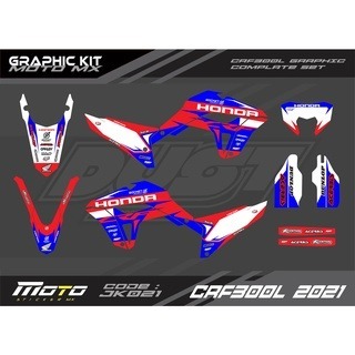 預購 HONDA CRF 300 L 彩貼 全車 貼紙 排單製作 泰國代購 浩哥部品-規格圖8