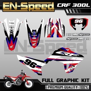 預購 CRF 300 L 彩貼  2024 獨家新款彩貼 全車 貼紙 排單製作 預購 客製化號碼 泰國代購 浩哥部品-規格圖9