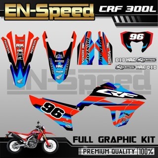 預購 CRF 300 L 彩貼  2024 獨家新款彩貼 全車 貼紙 排單製作 預購 客製化號碼 泰國代購 浩哥部品-規格圖9