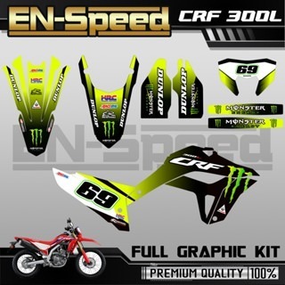預購 CRF 300 L 彩貼  2024 獨家新款彩貼 全車 貼紙 排單製作 預購 客製化號碼 泰國代購 浩哥部品-規格圖9