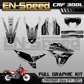 預購 CRF 300 L 彩貼  2024 獨家新款彩貼 全車 貼紙 排單製作 預購 客製化號碼 泰國代購 浩哥部品-規格圖9