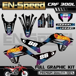 預購 CRF 300 L 彩貼  2024 獨家新款彩貼 全車 貼紙 排單製作 預購 客製化號碼 泰國代購 浩哥部品-規格圖9