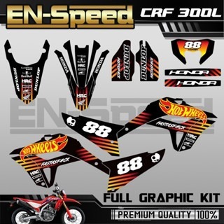 預購 CRF 300 L 彩貼  2024 獨家新款彩貼 全車 貼紙 排單製作 預購 客製化號碼 泰國代購 浩哥部品-規格圖9