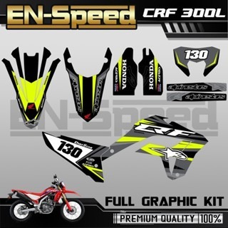 預購 CRF 300 L 彩貼  2024 獨家新款彩貼 全車 貼紙 排單製作 預購 客製化號碼 泰國代購 浩哥部品-規格圖9
