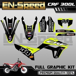預購 CRF 300 L 彩貼  2024 獨家新款彩貼 全車 貼紙 排單製作 預購 客製化號碼 泰國代購 浩哥部品-規格圖9