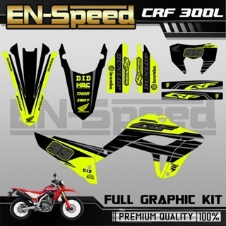 預購 CRF 300 L 彩貼  2024 獨家新款彩貼 全車 貼紙 排單製作 預購 客製化號碼 泰國代購 浩哥部品-規格圖9