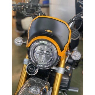 預購 MONKEY125 monQeyking 大燈罩 頭燈罩 號碼牌 風鏡 小風鏡 浩哥部品-細節圖2