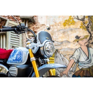 預購 MONKEY125 monQeyking 大燈罩 頭燈罩 號碼牌 風鏡 小風鏡 浩哥部品-細節圖4