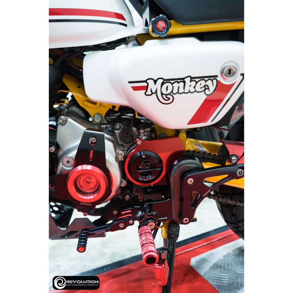 預購 Monkey125 DAX125 ST125 前齒保護蓋 前齒鍊條蓋  REVOLUTION 浩哥部品-細節圖3