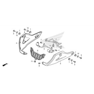 現貨 MSX125 GROM 下護板 下導流 原廠下護板 四代原廠下護板 三代直上 原廠部品 HONDA 浩哥部品-細節圖2