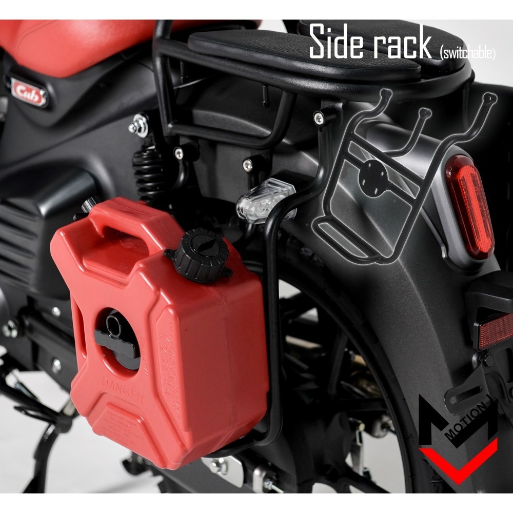 預購 C125 馬鞍架 後貨架 側箱支架 側箱架 油箱架 三箱架  Motion J  SUPER CUB 浩哥部品-規格圖7