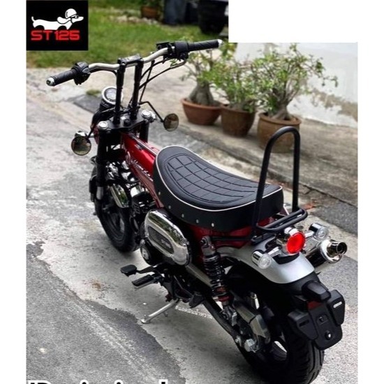 預購 HONDA DAX125 ST125 後扶手 靠背 後靠背 暴走族式樣 UDOM 浩哥部品-細節圖4