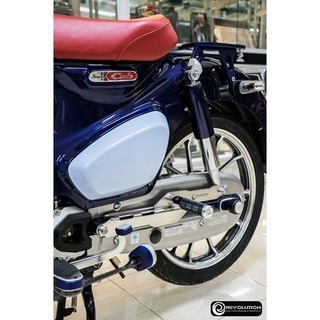 預購 C125 後腳踏 REVOLUTION 黑 銀 浩哥部品-細節圖3