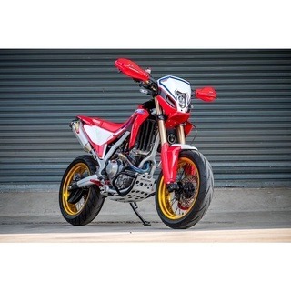 預購 crf300 下護板 引擎保桿 黑 紅 滑胎 越野 crf300l 防撞 motozaaa 浩哥部品-細節圖4