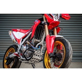 預購 crf300 下護板 引擎保桿 黑 紅 滑胎 越野 crf300l 防撞 motozaaa 浩哥部品-細節圖6