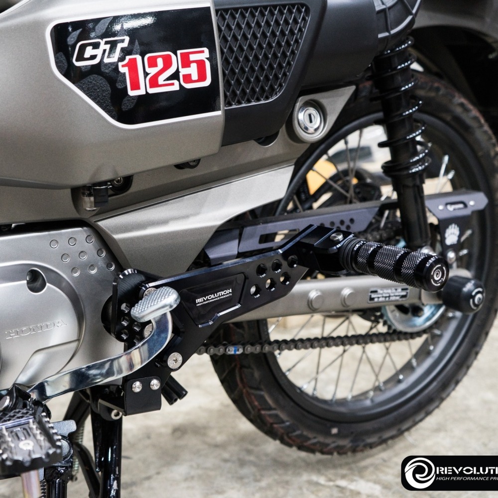 預購 現貨 二代黑 CT125 2023 後腳踏 後座腳踏 後座踏板 腳踏 後腳踏 免鑽孔 直上 浩哥部品-細節圖6