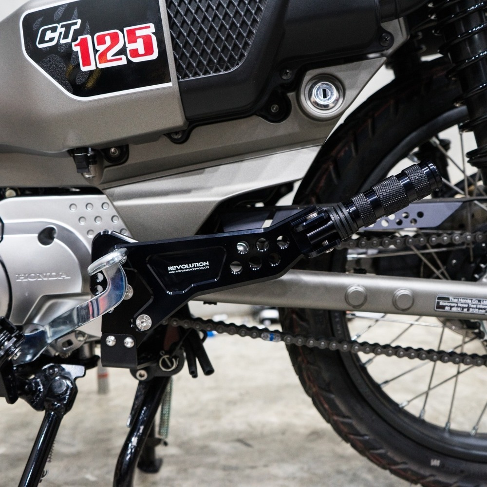 預購 現貨 二代黑 CT125 2023 後腳踏 後座腳踏 後座踏板 腳踏 後腳踏 免鑽孔 直上 浩哥部品-規格圖7