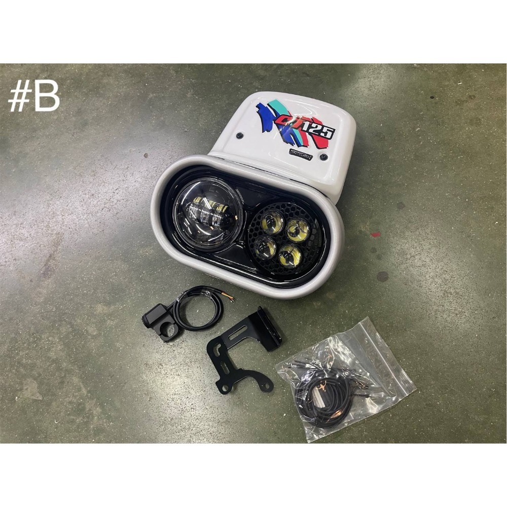 預購 CT125 monkey125 Dax125 雙燈 巴哈風格 探照燈 霧燈 ST125 MotolordD 浩哥品-規格圖7
