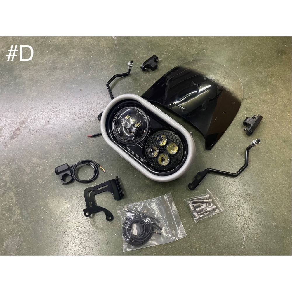 預購 CT125 monkey125 Dax125 雙燈 巴哈風格 探照燈 霧燈 ST125 MotolordD 浩哥品-規格圖7