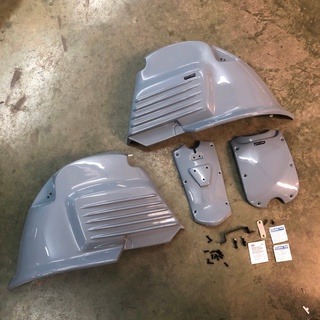 現貨 黑色 C125 車殼 側裙 大包 車肚 側蓋 尾殼 SUPER CUB 浩哥部品-規格圖6