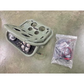 預購 CT125 大燈 雙燈 總成 自帶前貨架 圓燈 方燈 探照燈 霧燈 monkey125 DAX125 浩哥部品-細節圖5