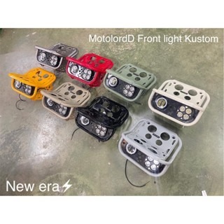 預購 CT125 大燈 雙燈 總成 自帶前貨架 圓燈 方燈 探照燈 霧燈 monkey125 DAX125 浩哥部品-細節圖7