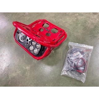 預購 CT125 大燈 雙燈 總成 自帶前貨架 圓燈 方燈 探照燈 霧燈 monkey125 DAX125 浩哥部品-細節圖9