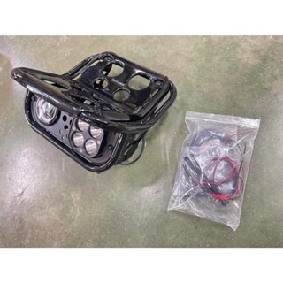 預購 CT125 大燈 雙燈 總成 自帶前貨架 圓燈 方燈 探照燈 霧燈 monkey125 DAX125 浩哥部品-規格圖9