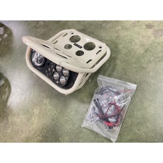 預購 CT125 大燈 雙燈 總成 自帶前貨架 圓燈 方燈 探照燈 霧燈 monkey125 DAX125 浩哥部品-規格圖9