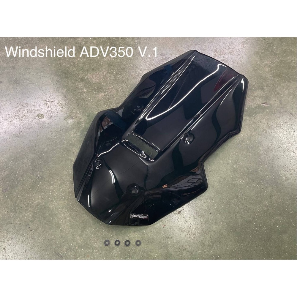 預購 ADV350 風鏡 燻黑 透明 擋風鏡 加高風鏡 擋風玻璃 ADV 350 HONDA 浩哥部品-規格圖5