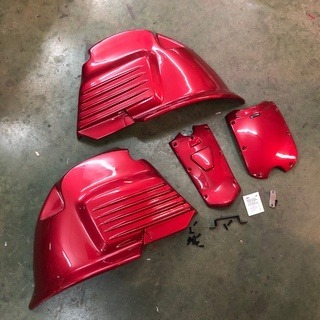 預購 現貨 黑色 C125 車殼 側裙 大包 車肚 側蓋 尾殼 SUPER CUB 浩哥部品-規格圖6
