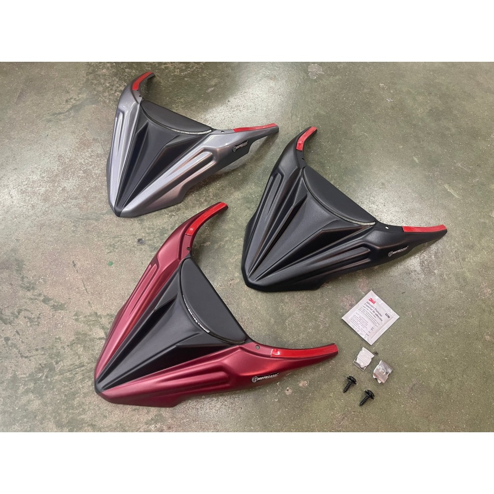 現貨 銀灰色 預購 本田 adv350 鳥嘴前土除 造型 鳥嘴 前土除 HONDA 浩哥部品-細節圖3