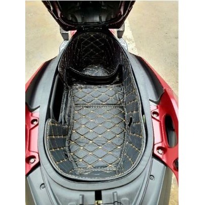 預購 本田 adv350 Forza350 車箱內襯 襯墊 高質感 黑金縫線 皮革 U-BOX 車箱 內襯 收納-細節圖5