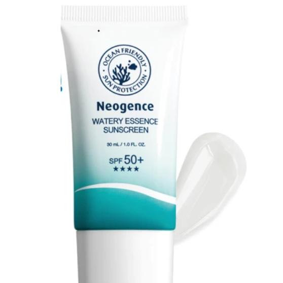 霓淨思neogence海洋友善水感全效防曬乳 SPF50+ 30ml/50ml＋輕透潤色防曬乳30ml+全天候抗陽盒損-細節圖2