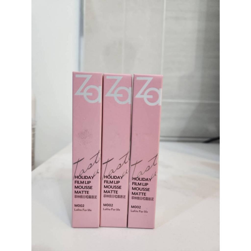 Za 菲林假日啞霧唇泥 2.4g-M004炙戀野莓 M002紅酒派對-細節圖4