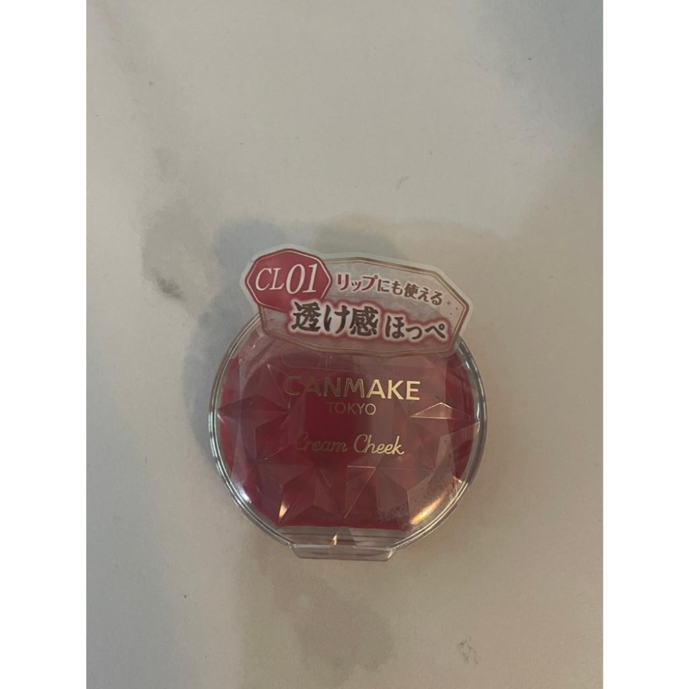 CANMAKE 腮紅霜 水潤柔光 腮紅霜/ 珠光腮紅 透感腮紅霜 唇頰兩用霜 腮紅膏 唇頰腮紅霜 CL01-細節圖3