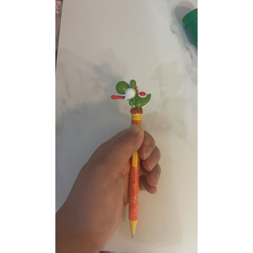 日本 USJ 現貨 環球影城 限定 瑪利歐 耀西吐舌 害羞幽靈 道具 蘑菇 問號磚 全新 自動原子筆 交換禮物-細節圖4