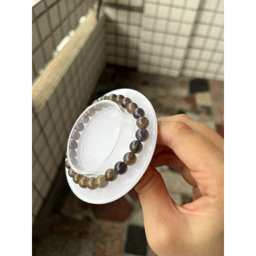 水晶手串讓藏，血滴堇青 7.5咪 手圍16-細節圖4