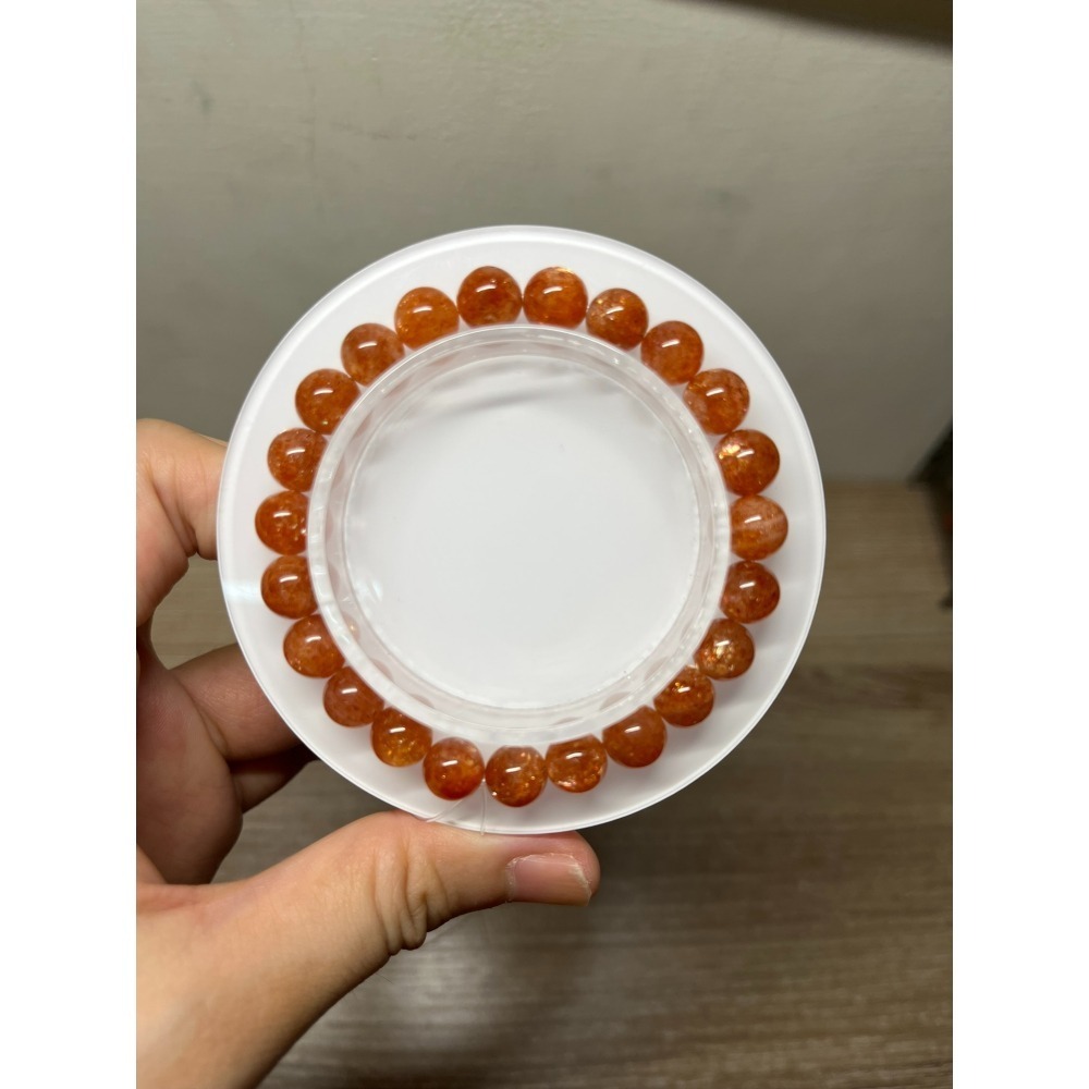 水晶手串讓藏，金太陽 8咪 手圍16-細節圖2