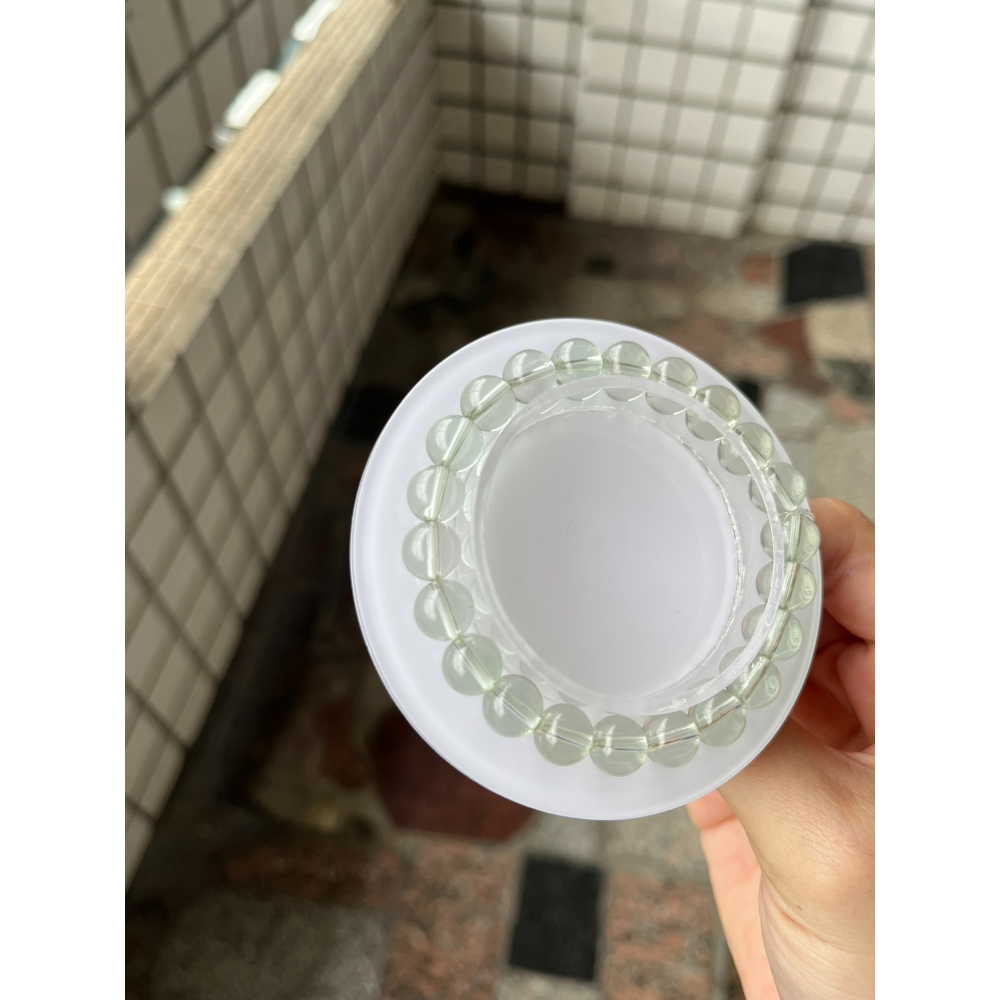 水晶手串讓藏，綠水晶 8.5咪  手圍16-細節圖2