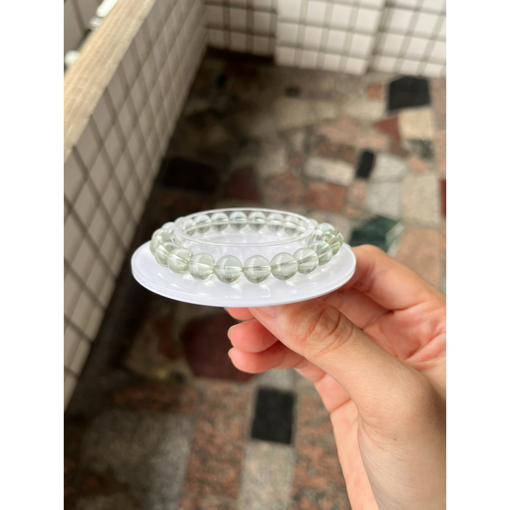 水晶手串讓藏，綠水晶 8.5咪  手圍16-細節圖4