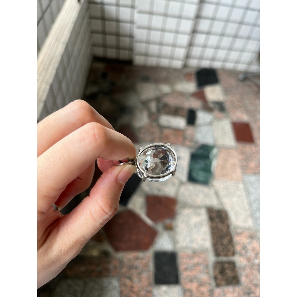 橢圓型 白水晶吊墜  水晶吊墜讓藏  購買會再送拭銀棒一個 寶石王國-細節圖5