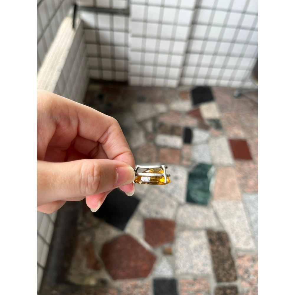 水滴型 黃水晶吊墜  水晶吊墜讓藏  購買會再送拭銀棒一個 寶石王國-細節圖5