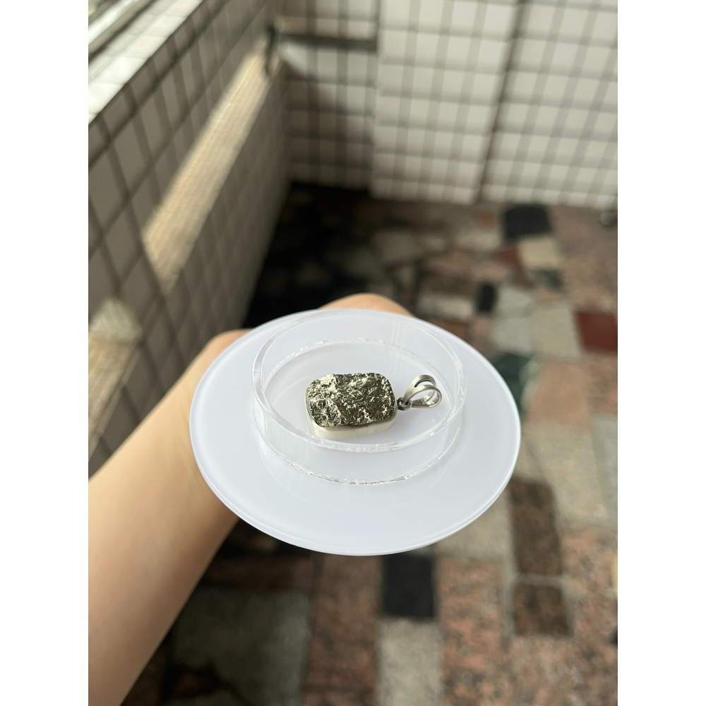 黃鐵礦吊墜  水晶吊墜讓藏  購買會再送拭銀棒一個 寶石王國-細節圖6