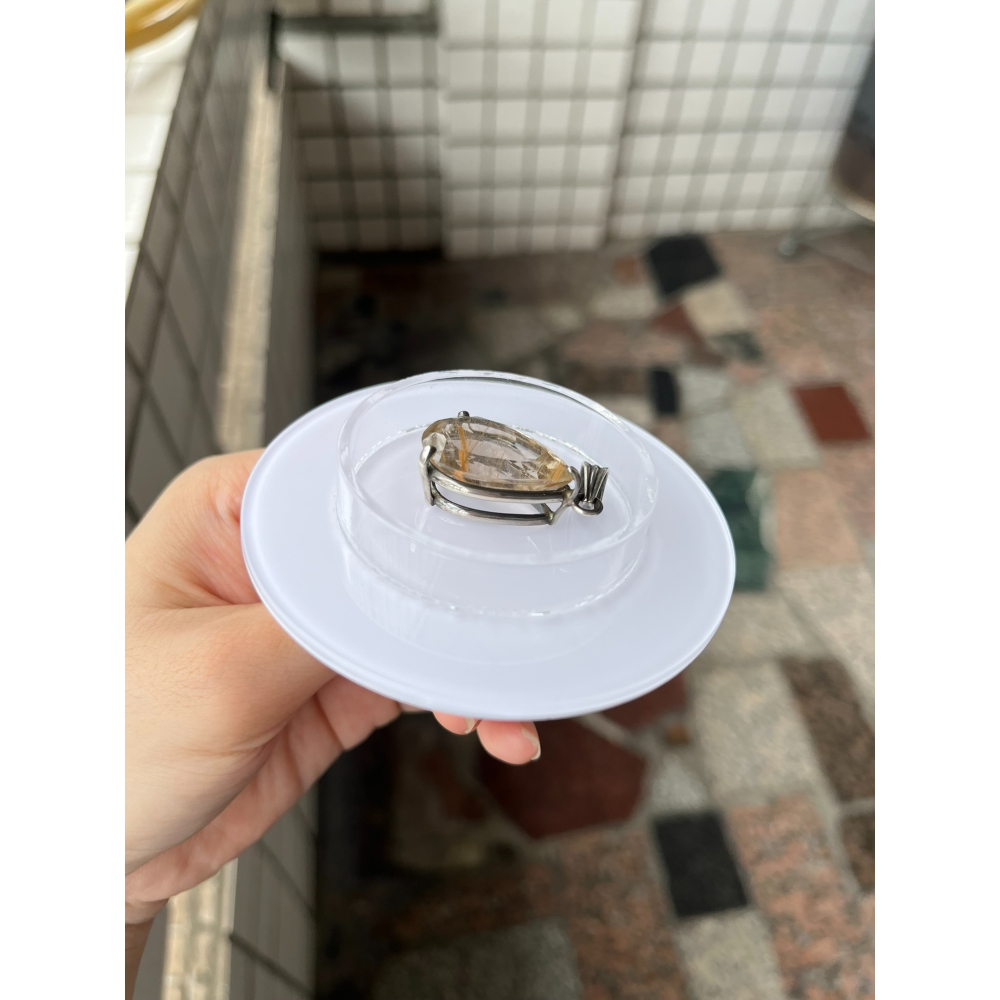 水滴型 鈦晶吊墜  水晶吊墜讓藏  購買會再送拭銀棒一個 寶石王國-細節圖3