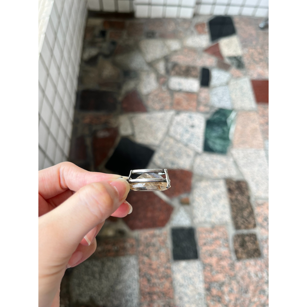 水滴型 鈦晶吊墜  水晶吊墜讓藏  購買會再送拭銀棒一個 寶石王國-細節圖4