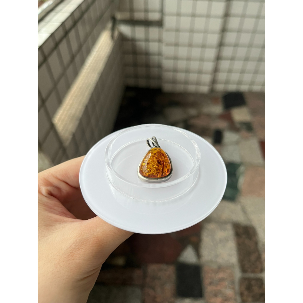 琥珀吊墜  水晶吊墜讓藏  購買會再送拭銀棒一個 寶石王國-細節圖6